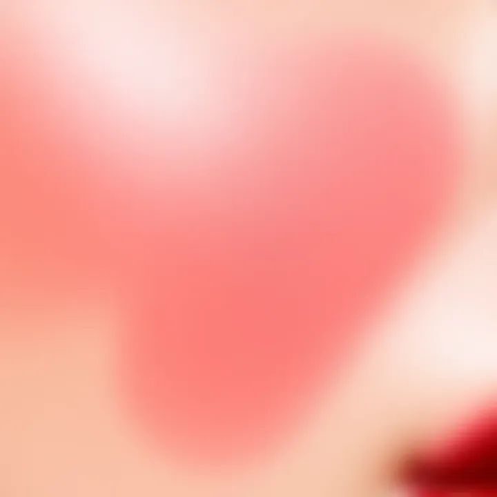 Close-up of Hourglass Blush texture on skin