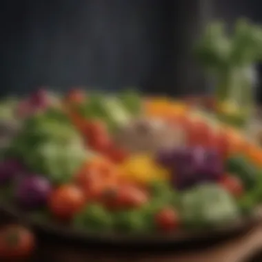 Colorful Fresh Vegetable Platter