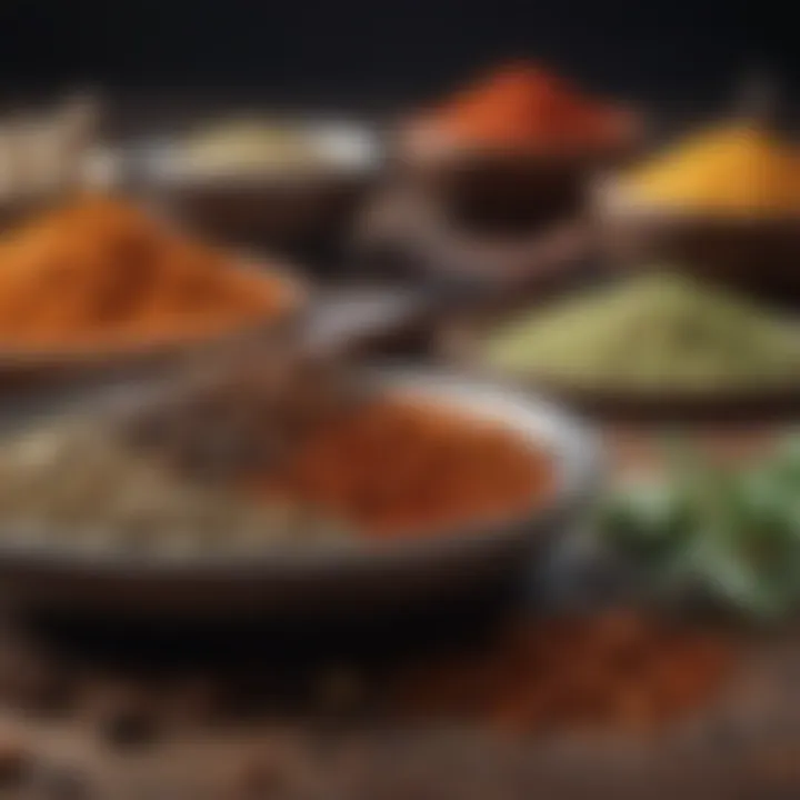 Spices and Seasonings Array