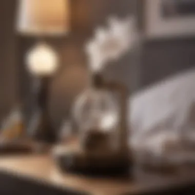 Traditional Steam Vaporizer for Home Use A classic steam vaporizer on a bedside table