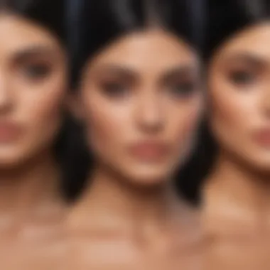 A visual comparison of Kylie Jenner's looks over the years.