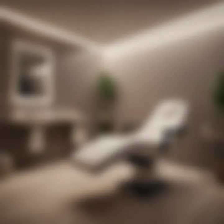 Comfortable treatment room ambiance