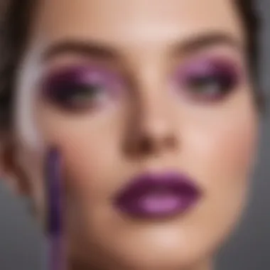 Luxurious Lancome Artliner Purple Metallic Packaging