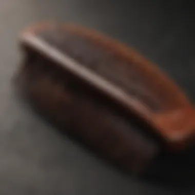 Exquisite Craftsmanship in Rosewood Luxurious Rosewood Comb for Wavy Hair