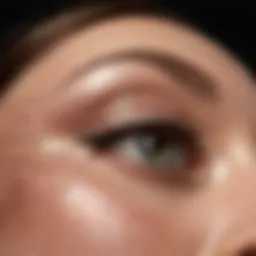 Close-up of Stila Glitter product showcasing its shimmering texture