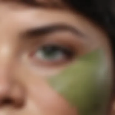 Close-Up of NARS Green Concealer Texture