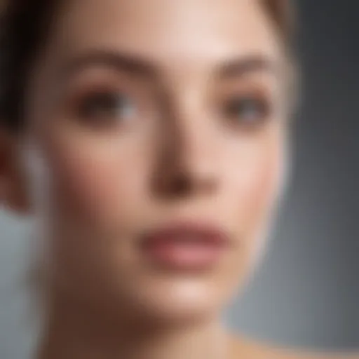 A close-up view of a skincare product highlighting key ingredients for spot treatment.