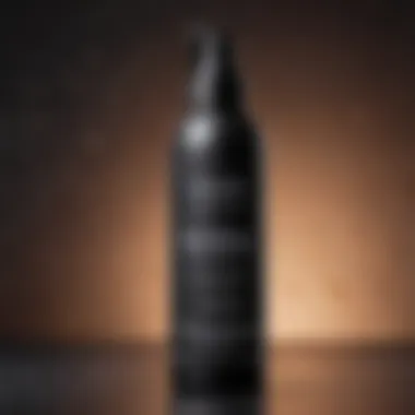 Close-up of Nyx Matte Finishing Spray bottle with a sleek design