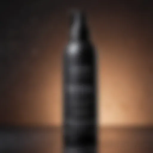 Close-up of Nyx Matte Finishing Spray bottle with a sleek design