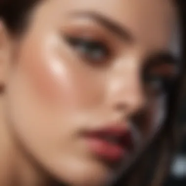 Model showcasing the long-lasting wear of Nyx Precision Eyeliner