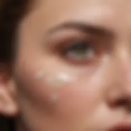 Close-up of a natural ointment for psoriasis