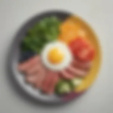 Balanced Meal for Thyroid Health A colorful plate showcasing a balanced meal designed for thyroid health.