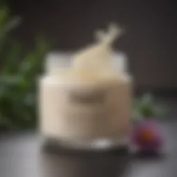 Close-up of Orly Cuticle Cream jar with natural ingredients