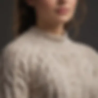 Intricate Cable Knit Chic Chic Macy's Petite Cashmere Sweater with Intricate Cable Knit Pattern