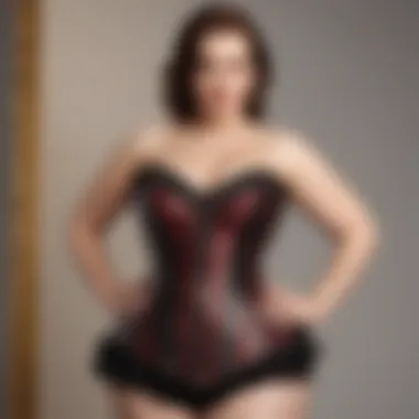 Vintage-inspired plus-size corset with a modern twist