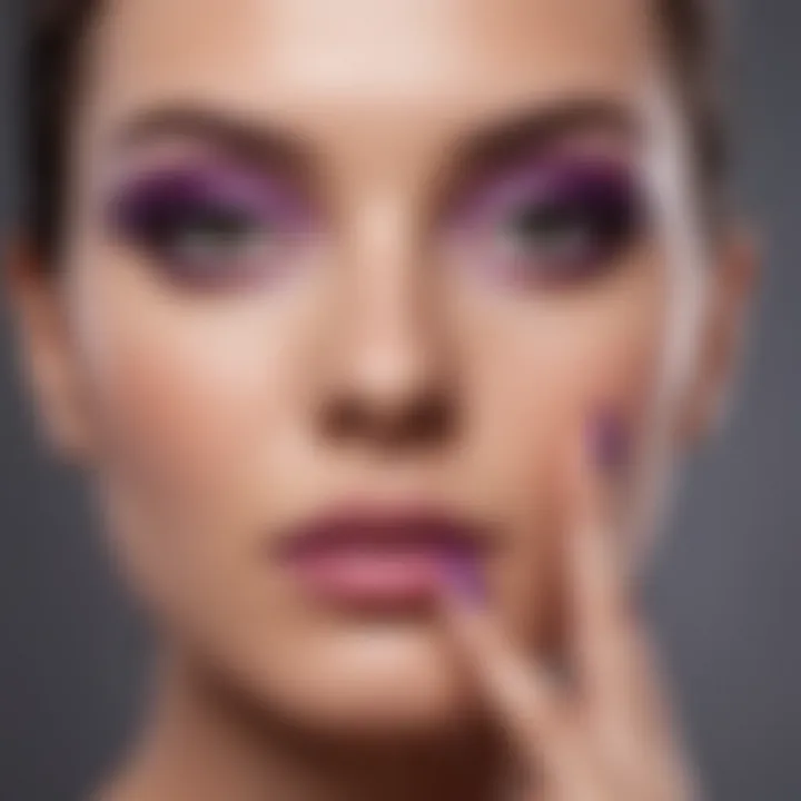 Precise Application Technique of Lancome Artliner Purple Metallic