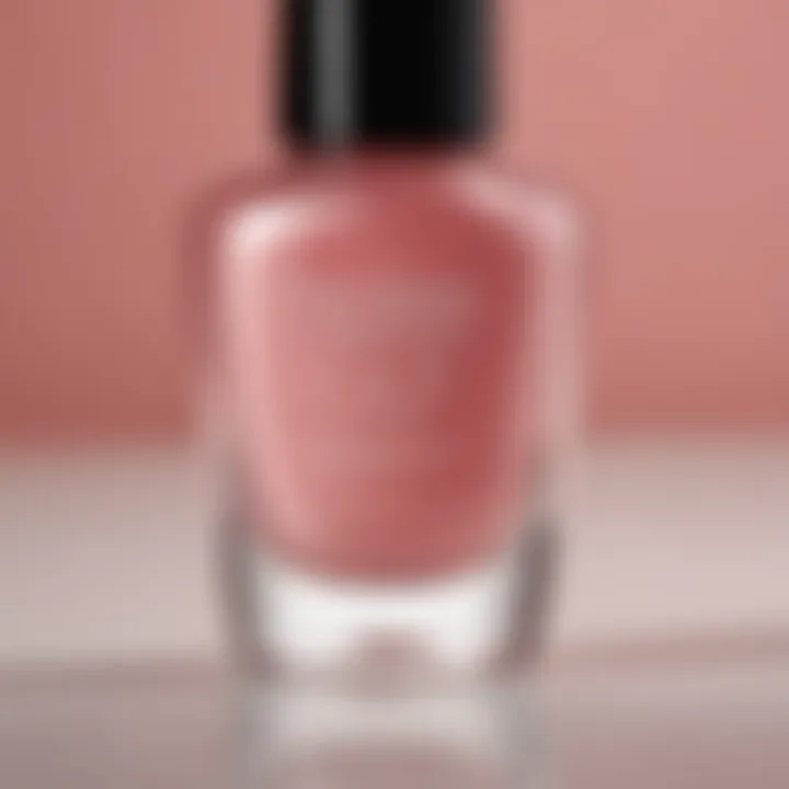 Close-up of Sally Hansen Gel Polish Base Coat bottle