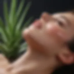 Soothing Aloe Vera for Red Spots After Shaving
