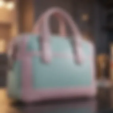 Pastel Dreams Laptop Tote Stylish laptop tote in soft pastel hues