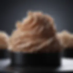 A selection of curl defining mousses on a vanity