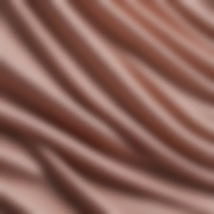 Close-up of diverse fabric textures suitable for petite midi slip skirts.