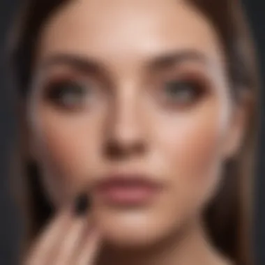Consumer Discontent with Makeup Brands A dissatisfied customer examining a makeup product