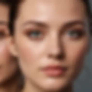 Results of Topface BB Cream Application Before and after application of Topface BB Cream showing results