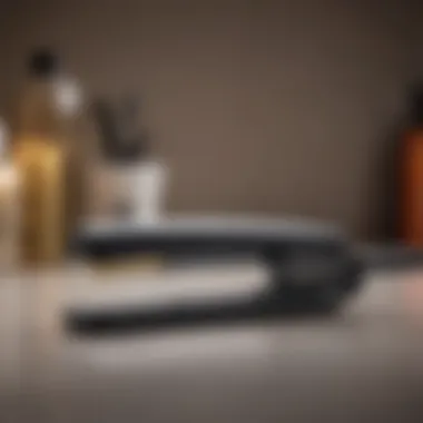 Compact travel size flat iron with dual voltage feature