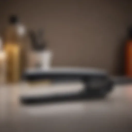 Compact travel size flat iron with dual voltage feature