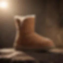 Stylish UGG Classic Ultra Mini Boot in natural setting