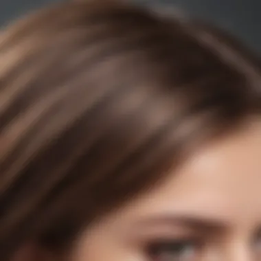 Close-up of a well-maintained hair topper showcasing its texture