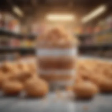 High-Sugar Foods and Fat Storage Visual representation of high-sugar foods contributing to fat storage
