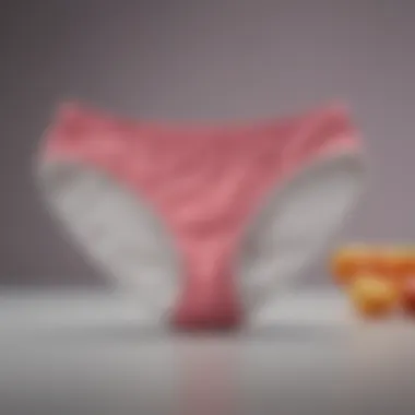 Side-by-side comparison of menstrual panties and traditional products