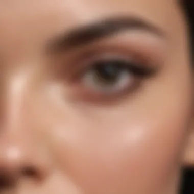 Precise application technique for Lancome mascara primer