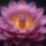 Illustration of a vibrant lotus flower symbolizing the Crown Chakra