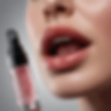 Close-up of premium ingredients in Dior lip treatment formula