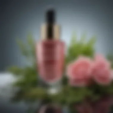Nature's Bounty in Vie Beauti Serum Illustration of natural ingredients used in Vie Beauti eyelash growth serum